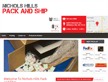 Tablet Screenshot of nicholshillspackandship.com